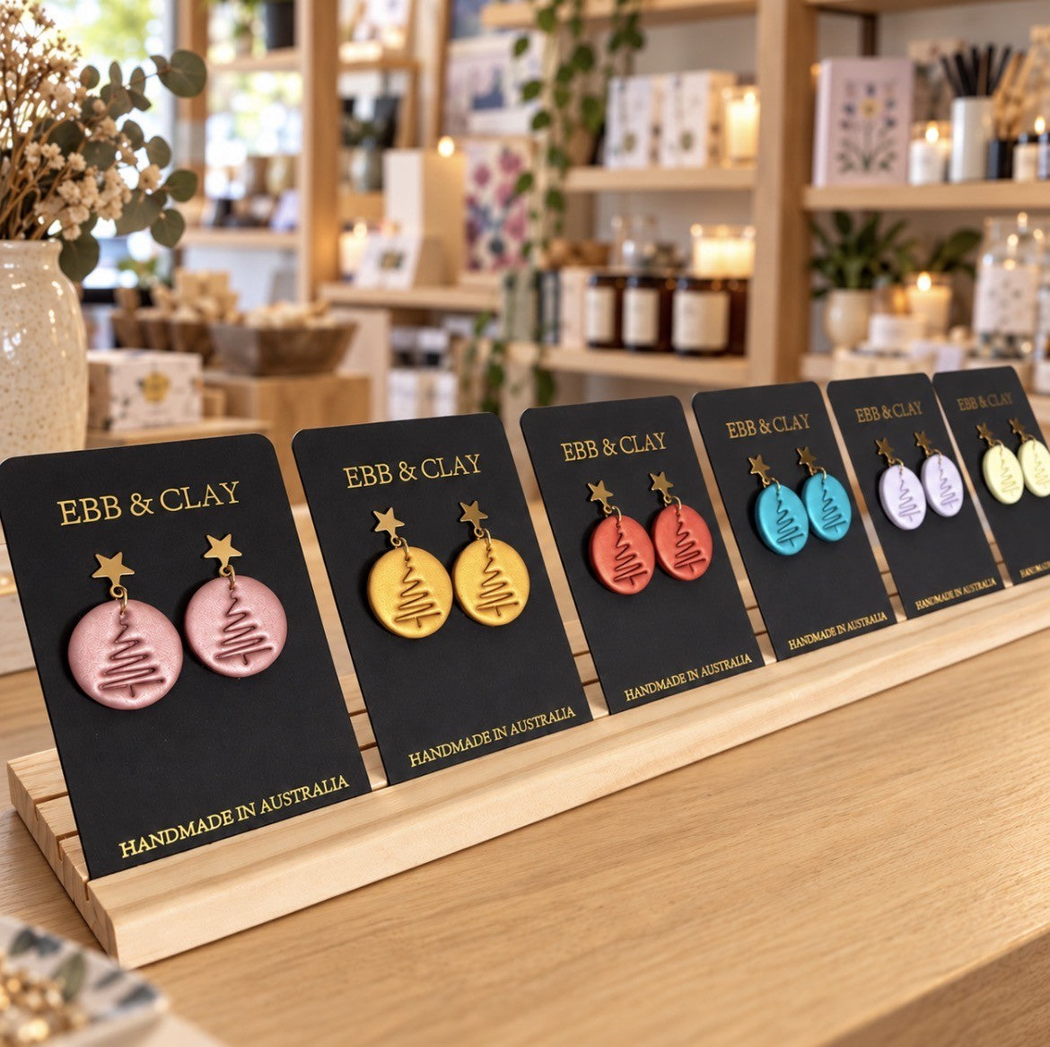 Christmas Earring Display - 20 pairs